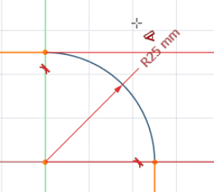 Rayon de l'arc Rayon de l'arc